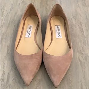 Jimmy Choo pointed toe love flats